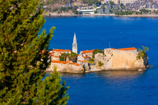 Casco antiguo en Budva Montenegro — Foto de Stock