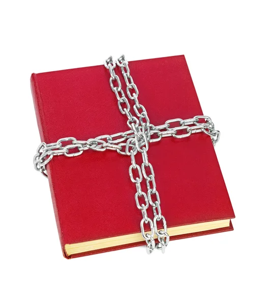 Kniha a řetěz — Stock fotografie