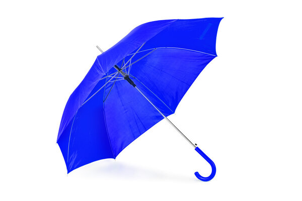 Opened umbrella isolated on white background