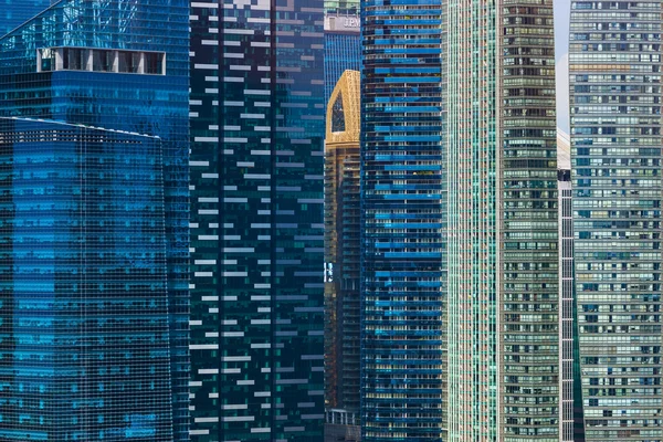 Modern skyscrapers at Singapore — Stock Photo, Image