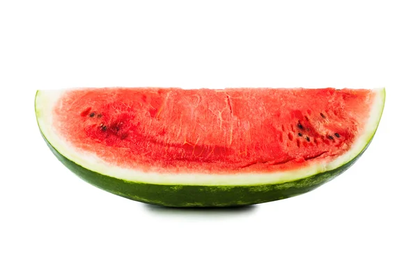 Watermelon slice isolated on white background — Stock Photo, Image