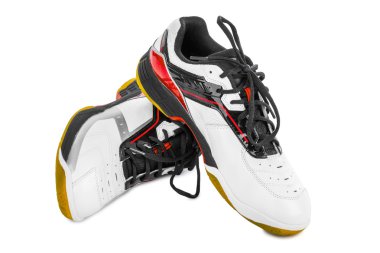 Spor spor ayakkabı beyaz arka plan üzerinde izole