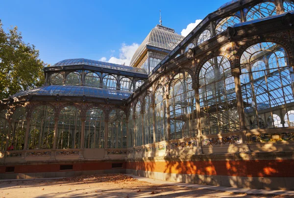 Palacio de Cristal en Madrid España — Foto de Stock