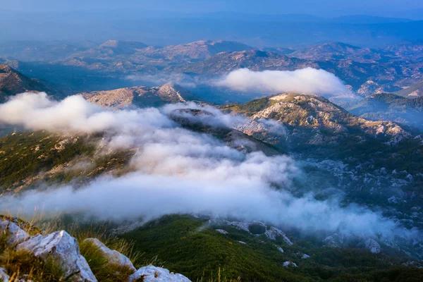 Parque Nacional Montañas Lovcen al atardecer - Montenegro —  Fotos de Stock
