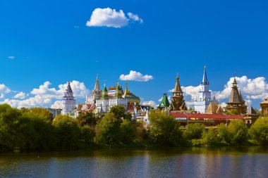 Izmailovo Kremlin ve göl - Moskova Rus