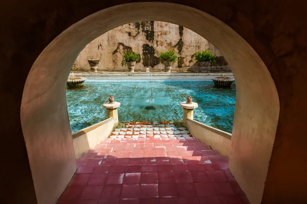 Taman sari wasserpalast von yogyakarta - java island indonesien — Stockfoto