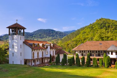 Ortaçağ manastır Dobrun Bosna ve Hersek'teki
