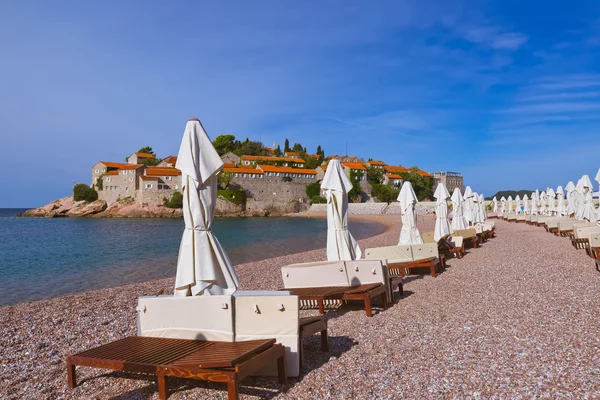 Island Sveti Stefan - Montenegro — Stock Photo, Image