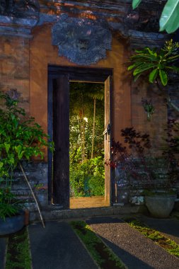 Ubud - Bali Adası Endonezya tapınakta