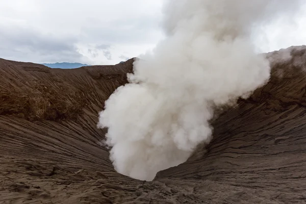 Vulcão Mountain Bromo - ilha Java Indonésia — Fotografia de Stock