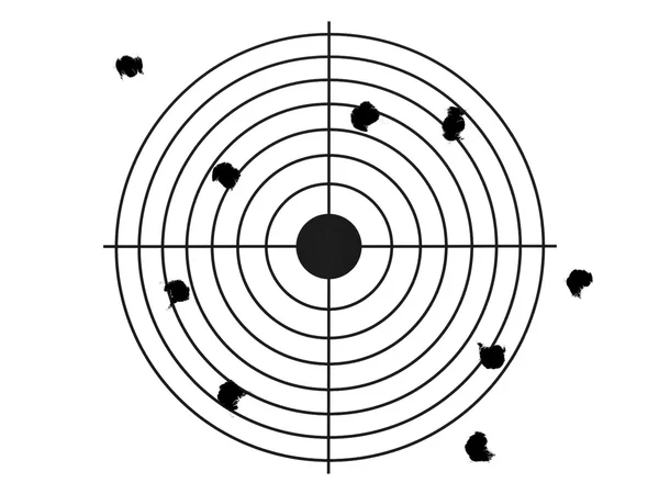 ターゲットの穴 — ストック写真