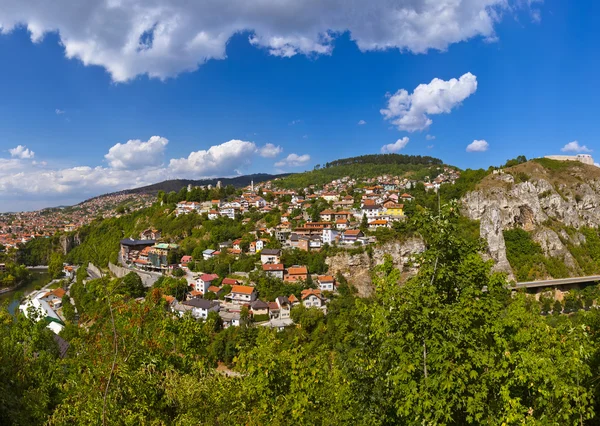 城市景观的萨拉热窝-波斯尼亚和黑塞哥维那 — 图库照片