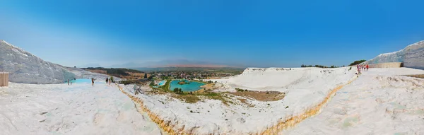 Pamukkale Turcja panorama — Zdjęcie stockowe