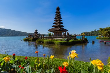 Ulun Danu Temple - Bali Island Indonesia clipart