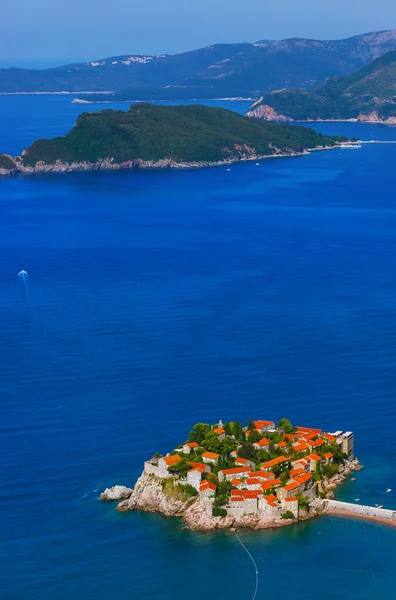 Insel sveti stefan - montenegro — Stockfoto