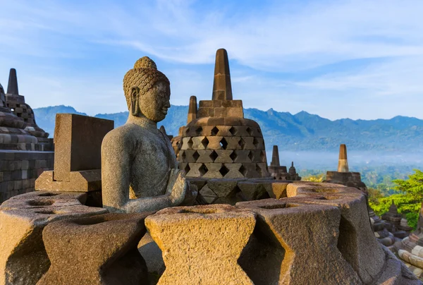 ボロブドゥール仏教寺院 - インドネシア ジャワ島 — ストック写真