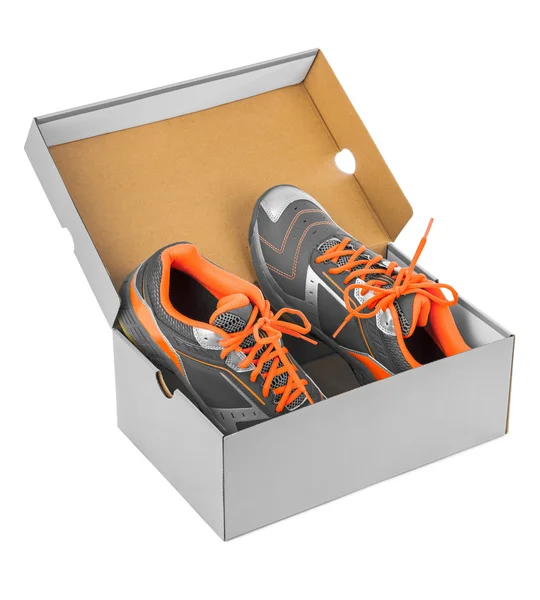 Sport sneakers in box — Stock Photo, Image