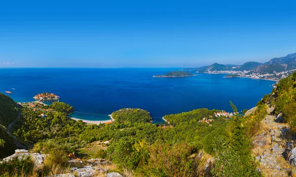 Insel sveti stefan - montenegro — Stockfoto