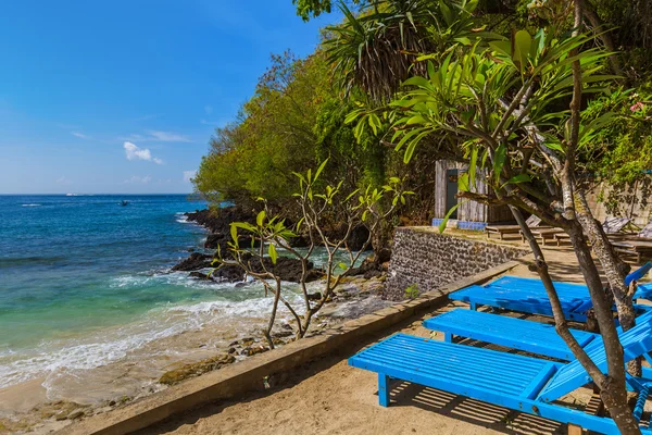 Blue lagoon Beach - eiland Bali Indonesië — Stockfoto