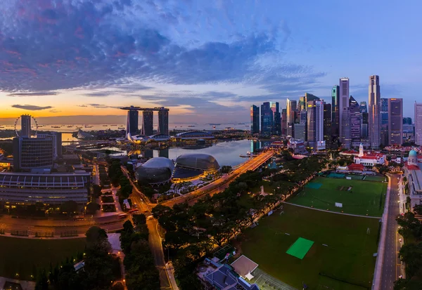 Singapore city skyline — Stock Photo, Image