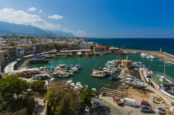 Kyrenia Girne Nordzypern Oktober 2019 Alter Hafen Von Kyrenia Girne — Stockfoto