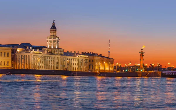 Panorama Del Fiume Neva San Pietroburgo Russia — Foto Stock