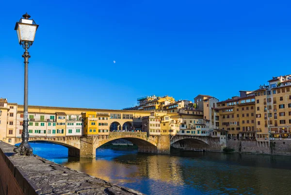 Ponte Ponte Vecchio Florença Itália Arquitetura Fundo — Fotografia de Stock
