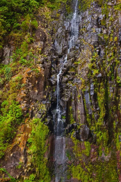 Водопад Риско Левада Мадейра Португалия Фон Путешествия — стоковое фото