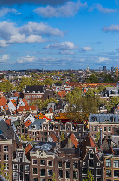 Amsterdam cityscape - Netherlands - architecture background