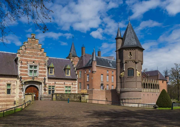 荷兰Kasteel Heeswijk城堡 建筑背景 — 图库照片