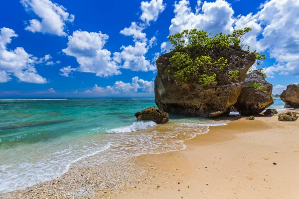 Bingin Strand Bali Indonézia Természet Nyaralás Háttér — Stock Fotó