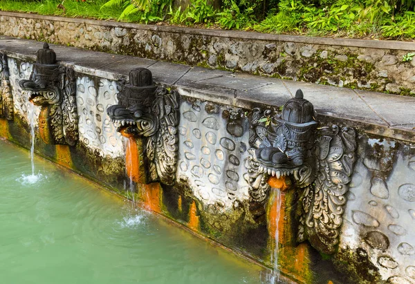 Hot Spring Air Panas Banjar Bali Island Indonesia Travel Architecture — Stock Photo, Image