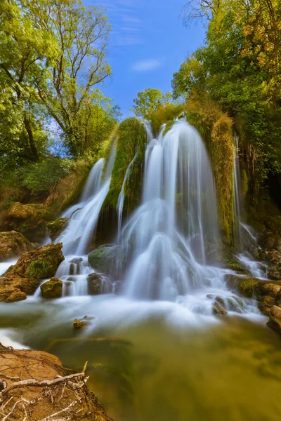 Cascada Kravice Bosnia Herzegovina Fondo Viaje Naturaleza — Foto de Stock