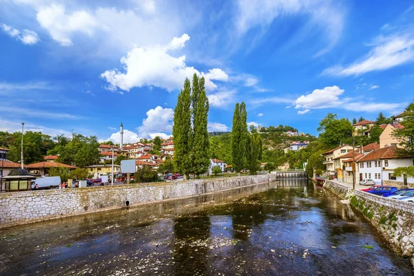 Eski Saraybosna Kenti Bosna Hersek Mimari Seyahat Geçmişi — Stok fotoğraf