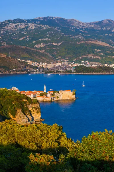 Ciudad Vieja Budva Montenegro Antecedentes Viajes Arquitectura — Foto de Stock