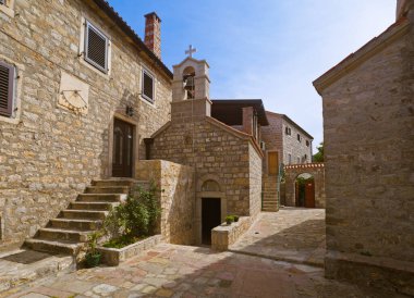 Budva - Karadağ yakınlarındaki Rezevici Manastırı - mimari seyahat geçmişi