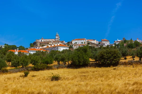 Cidade Velha Portalegre Portugal Arquitetura Fundo — Fotografia de Stock