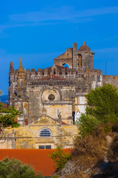 Castillo Los Caballeros Templarios Conventos Cristo Tomar Portugal — Foto de Stock