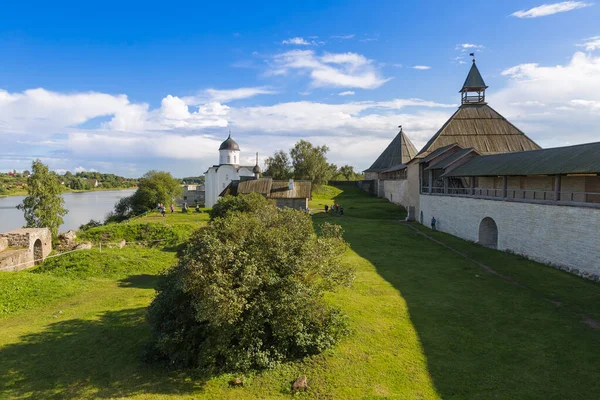 Ancienne Forteresse Historique Ladoga Dans Village Staraya Ladoga Région Leningrad — Photo