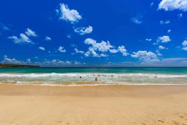 Dreamland Beach Bali Indonésie Dovolená Přírodě Pozadí — Stock fotografie