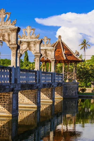 Водный Дворец Тамань Острове Бали Индонезии История Путешествий Архитектуры — стоковое фото