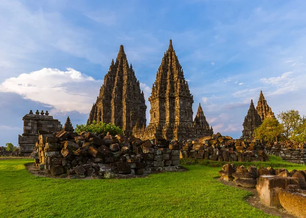 Prambanan Tempel Nära Yogyakarta Java Indonesien Resor Och Arkitektur Bakgrund — Stockfoto