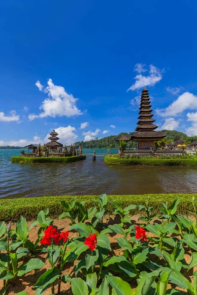 Pura Ulun Danu Chrám Ostrově Bali Indonésie Cestování Architektura Pozadí — Stock fotografie