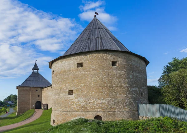 Ancient Historical Old Ladoga Fortress Village Staraya Ladoga Leningrad Region — Stock Photo, Image