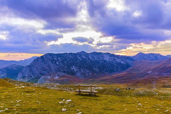 Národní Horský Park Durmitor Černé Hoře Přírodní Zázemí — Stock fotografie