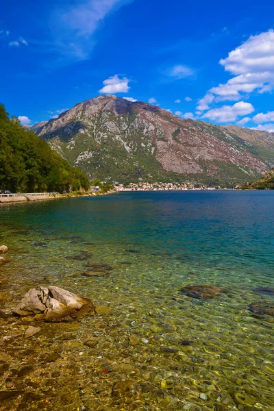 Boka Kotor Baai Montenegro Natuur Reisachtergrond — Stockfoto