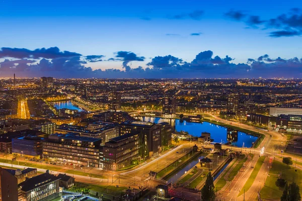 Stadtbild Von Rotterdam Niederlande Architektonischer Hintergrund — Stockfoto