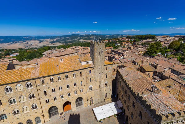 Volterra Ciudad Medieval Toscana Italia Fondo Arquitectura — Foto de Stock