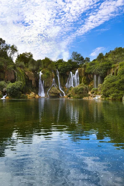 Kravice Vattenfall Bosnien Och Hercegovina Natur Resor Bakgrund — Stockfoto