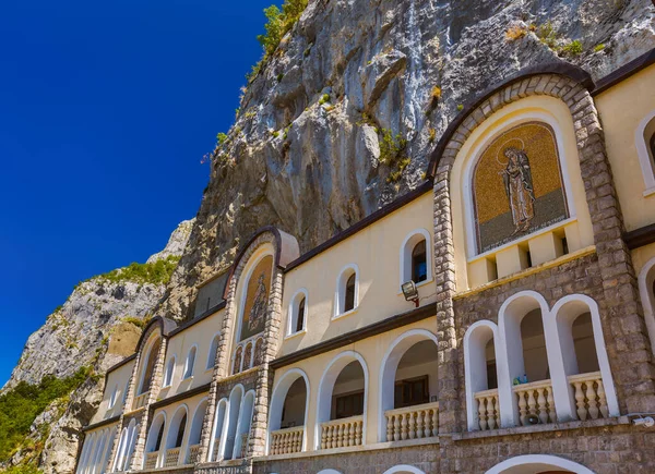 Ostrog Monastery Μαυροβούνιο Αρχιτεκτονική Ταξιδιωτικό Υπόβαθρο — Φωτογραφία Αρχείου